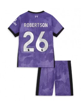 Liverpool Andrew Robertson #26 Replika Tredje Kläder Barn 2023-24 Kortärmad (+ byxor)